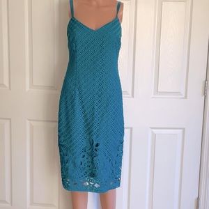 NWT FULLY LINED  size 8 Lace detail on hem Unique